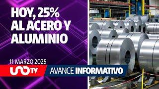 Antes de medianoche iniciarían impuestos del 25% al acero y aluminio para México