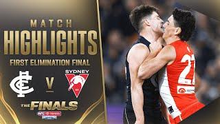 Carlton v Sydney Swans | Elimination Final | 2023 Toyota AFL Finals Series