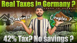 42% Tax in Germany? Real Salary Breakdown with Proof + Zero Tax for Students!  Employees Must Watch