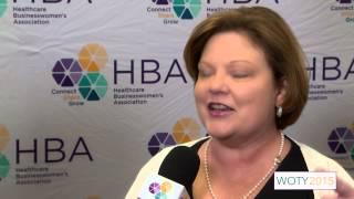 Cathy Skala of Baxter Healthcare on the 2015 WOTY Red Carpet