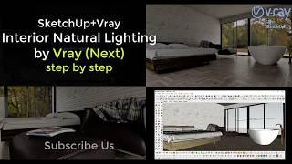 Easy Interior Natural lighting by Vray (Dome Light)