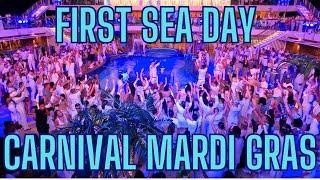 Join us for the first sea day of our Carnival Mardi Gras Cruise from Port Canaveral