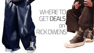 Where to get Rick Owens deals