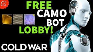 FREE CAMO BOT LOBBY GLITCH! (UNLOCK ALL CAMOS FOR FREE USING THIS GLITCH!) COLD WAR GLITCHES