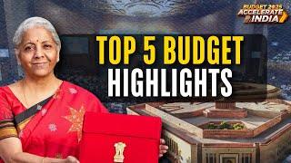 5 Budget 2025 Highlights That You Missed | FM Nirmala Sitharaman's Budget Speech Highlights