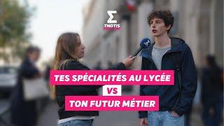 Tes spés VS Ton futur métier