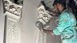 How To Install Gypsum Plaster Pillar Full Design Good Quality Design