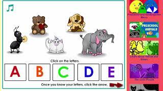 Alphabet Game  - Letters A to E - Sheppard Software