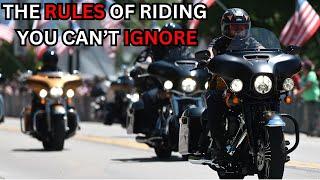 7 Unspoken Rules ALL Motorcyclists Must Follow