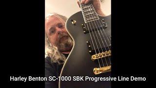 Harley Benton SC-1000 SBK Progressive Line Guitar demo. Shot with my new GoPro Hero 9 Black.