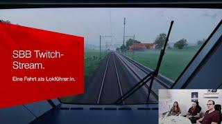 Twitch-Stream: Eine Schicht als SBB Lokführer:in von Zürich nach Genf und retour