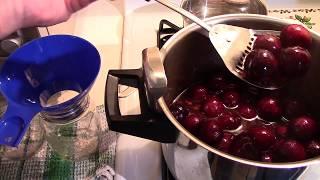 Making Pickled Plums