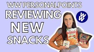 HEALTHY SNACK REVIEW | Trying New Healthy Snack Suggestions | WW PersonalPoints/Calories