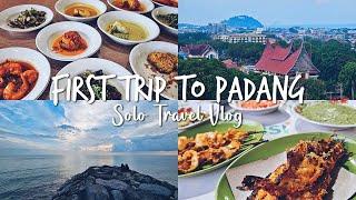  First Trip to Padang | Sorga Makanan Sedap & Murah | Solo Travel Vlog Part 1