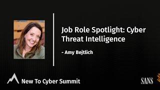 Job Role Spotlight: Cyber Threat Intelligence