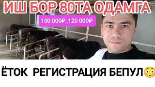 ИШ БОР МОСКВАДА ОЙЛИК 1200$ 