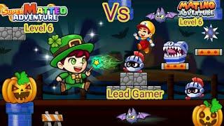 Super Matteo Adventure vs Super Matino Adventure Game Level 6-6 #gaming #games #gameplay