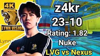 LVG z4kr (23-10) vs Nexus (Nuke) | CCT Season 2 Europe Series 12 #cs2 #pov