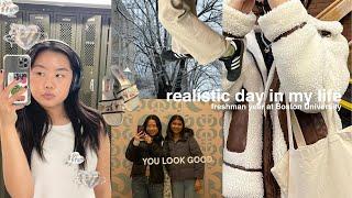 realistic college day in the life | freshman year at Boston University