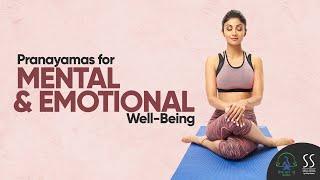 Easy Pranayamas for Mental & Emotional Well-Being | Meditation Practice | Shilpa Shetty Kundra