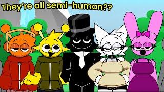 Sprunki, but they're all SEMI-HUMAN?? (Sprunki Misfismix)