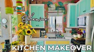 Bohemian Kitchen Makeover / Buoy  Lights