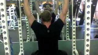 Behind the neck presses with chains