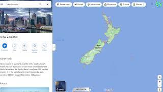 Where on the map - New Zealand