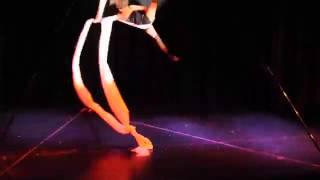 Equilibria Aerial Art Show 2014: Stephanie Haber on silks