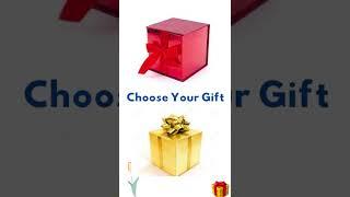 Glitter Golden vs Red | Choose your Gift