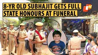 8-YO Organ Donor Subhajit Sahu Of Bhubaneswar Cremated With Full State Honours