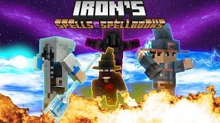 Iron's Spells and Spellbooks Mod! (Spell Crafting, Elixirs, Armors and More)│ Minecraft Mod Showcase