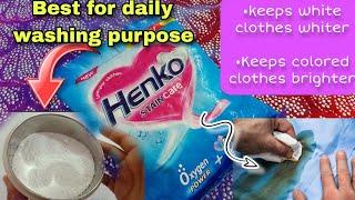 Henko Detergent//Washing Powder | Best Landry Detergent Powder - keeps clothes always new