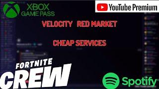 VELOCITY RED SERVER HAS EVERYTHING!! CHEAP VBU*KS, VPNs AND MORE!  #fortnite #vbucks #cheapvbucks