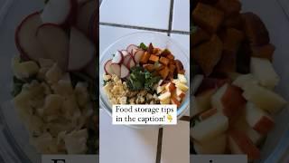 Food Storage Tips for Meal Prep