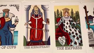 Hand in hand tarot cards demo print