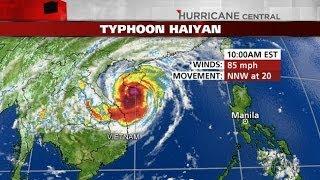 Super Typhoon Haiyan (Yolanda) Nearing Vietnam