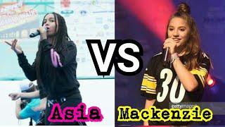 Asia Monet Vs Mackenzie Ziegler