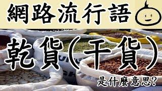 [網路流行語] 乾貨(干貨) 是什麼意思?