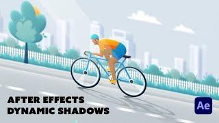 Skewed Dynamic Shadows | Adobe After Effects Tutorial