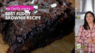 The Perfect Brownies Recipe | Tasty Fudgy Moist Chocolate Fudge Brownie Recipe | Rekha Kakkar