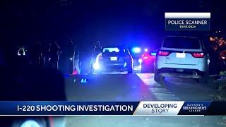 What led to shooting incident on I-220?