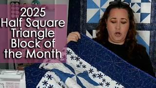 2025 Half Square Triangle Block of the Month