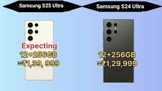 Samsung Galaxy S25 Ultra VS S24 Ultra Compare Details