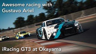 iRacing GT3 at Okayama | Awesome racing with Gustavo Ariel for 40 minutes straight!