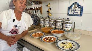 Gazpacho, salmorejo y ajoblanco