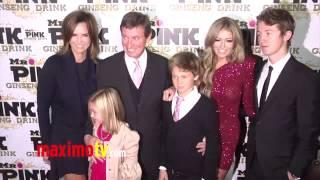 Wayne Gretzky, Janet Jones, Paulina Gretzky at Mr. Pink Ginseng Drink Launch Party