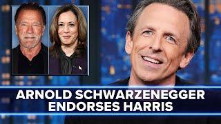 Arnold Schwarzenegger Endorses Kamala Harris