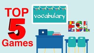 Top 5 Games! How to teach vocabulary