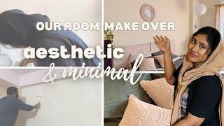 DIY Aesthetic Room Makeover ചെയ്തപ്പോൾ |Budget friendly small bedroom makeover  #roommakeover #diy